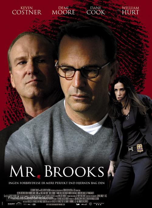Mr. Brooks - Danish Movie Poster