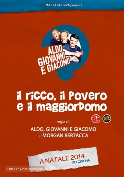 Il Ricco, il Povero e il Maggiordomo - Italian Movie Poster