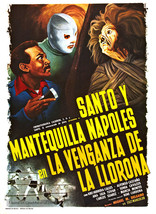 La venganza de la llorona - Mexican Movie Poster