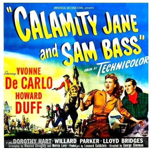 Calamity Jane and Sam Bass - Movie Poster