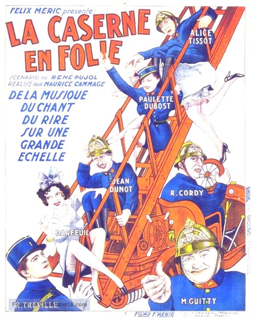 La caserne en folie - French Movie Poster