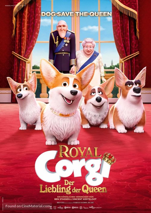 The Queen&#039;s Corgi - Swiss Movie Poster