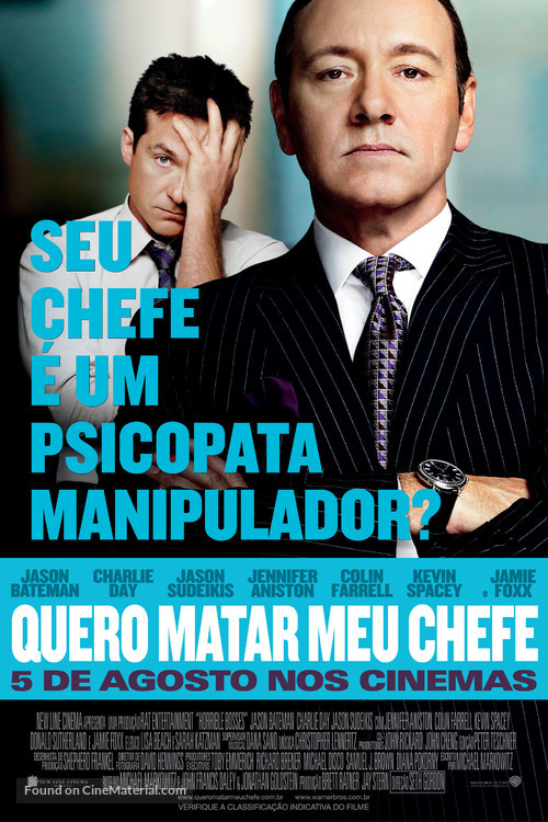 Horrible Bosses - Brazilian Movie Poster