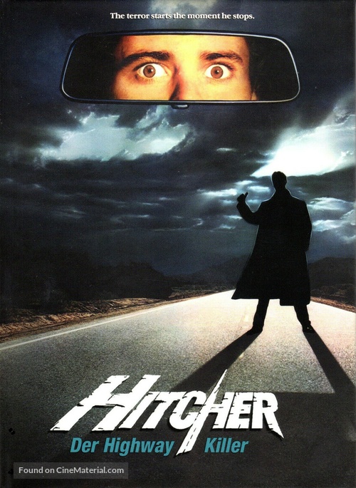 The Hitcher - German Blu-Ray movie cover