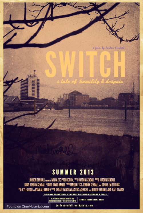 Switch: A Tale of Humility &amp; Despair - British Movie Poster