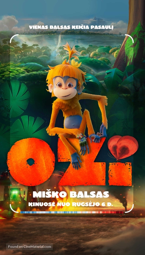 Ozi: Voice of the Forest - Lithuanian Movie Poster