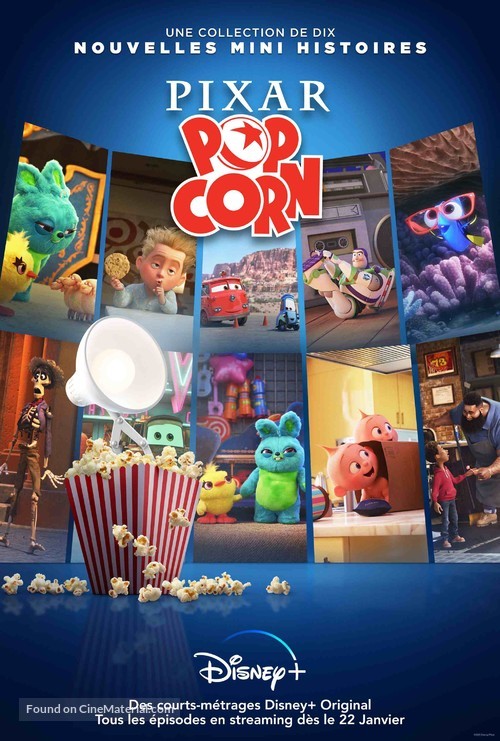 &quot;Pixar Popcorn&quot; - French Movie Poster