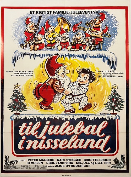 Far til fire i byen - Danish Movie Poster