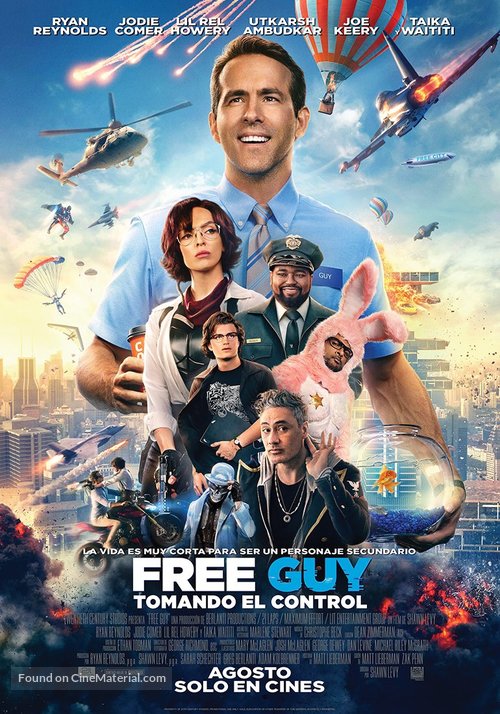Free Guy - Argentinian Movie Poster