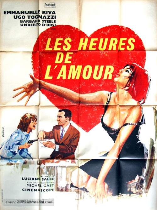 Le ore dell&#039;amore - French Movie Poster