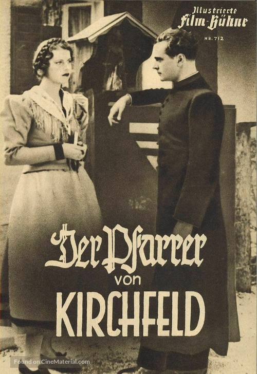 Der Pfarrer von Kirchfeld - German poster
