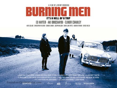 Burning Men - British Movie Poster