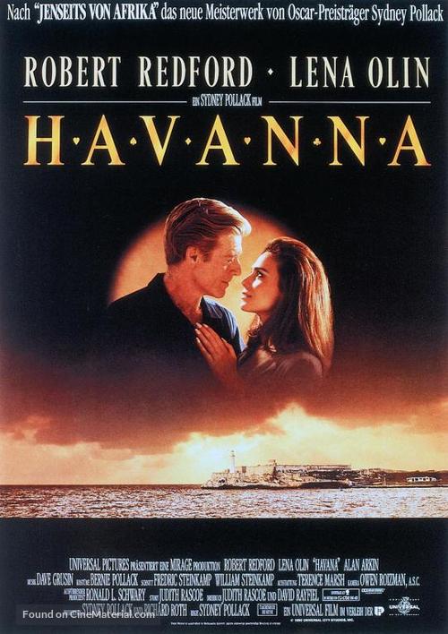 Havana - German Movie Poster