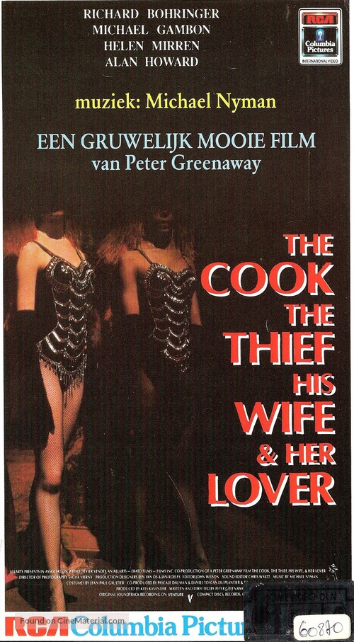 The Cook the Thief His Wife &amp; Her Lover - Movie Cover