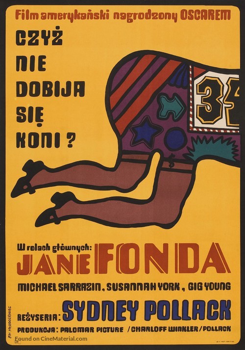They Shoot Horses, Don&#039;t They? - Polish Movie Poster
