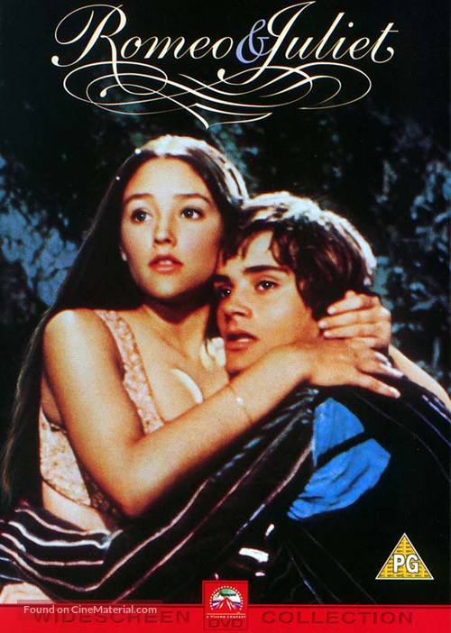 Romeo and Juliet - British DVD movie cover