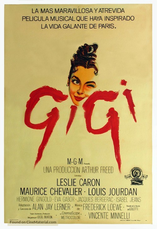 Gigi - Argentinian Movie Poster
