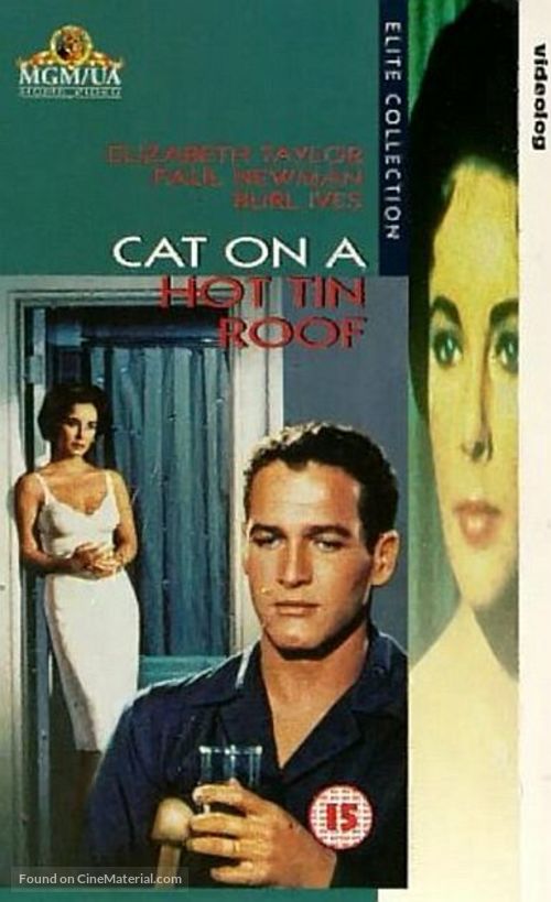 Cat on a Hot Tin Roof - British VHS movie cover
