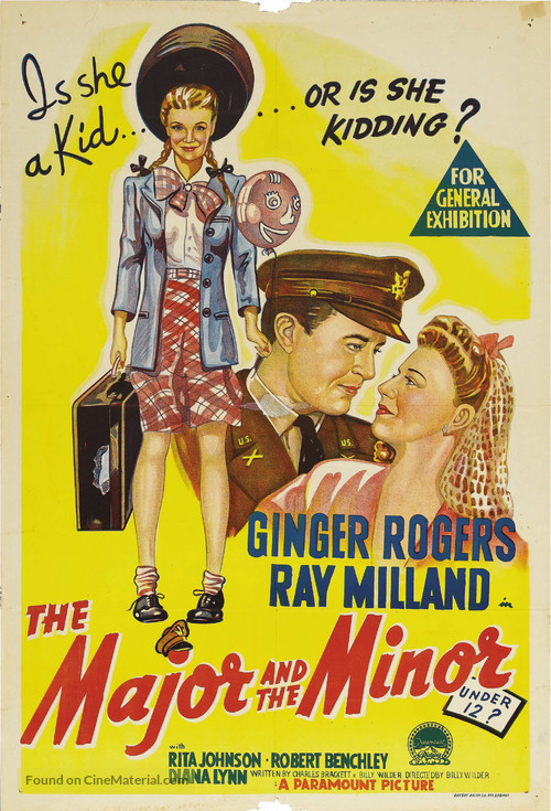 The Major and the Minor - Australian Movie Poster