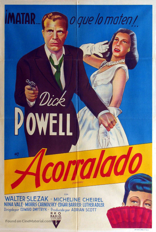 Cornered - Argentinian Movie Poster