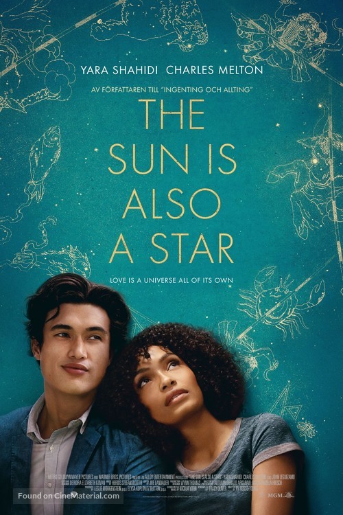 The Sun Is Also a Star - Swedish Movie Poster