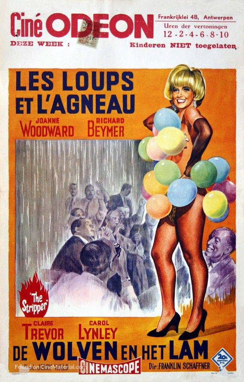 The Stripper - Belgian Movie Poster