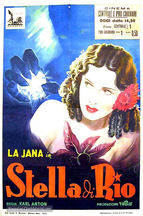 Stern von Rio - Italian Movie Poster