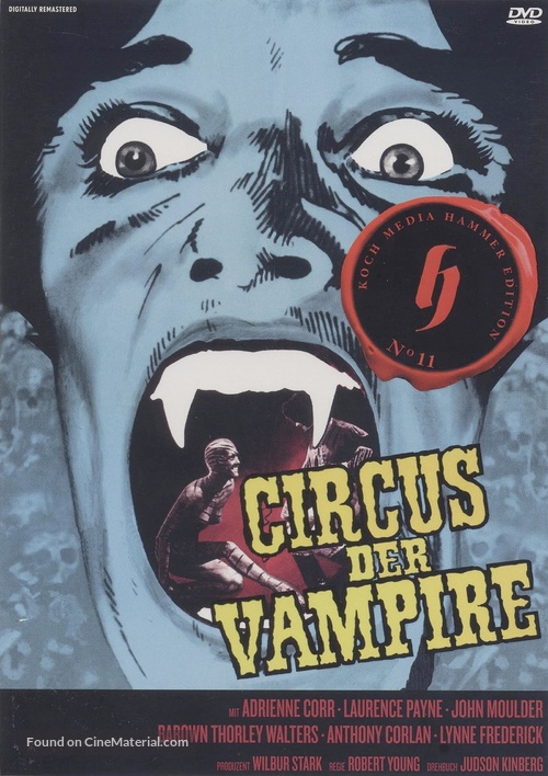 Vampire Circus - German DVD movie cover