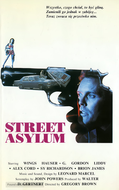 Street Asylum - Polish Movie Poster