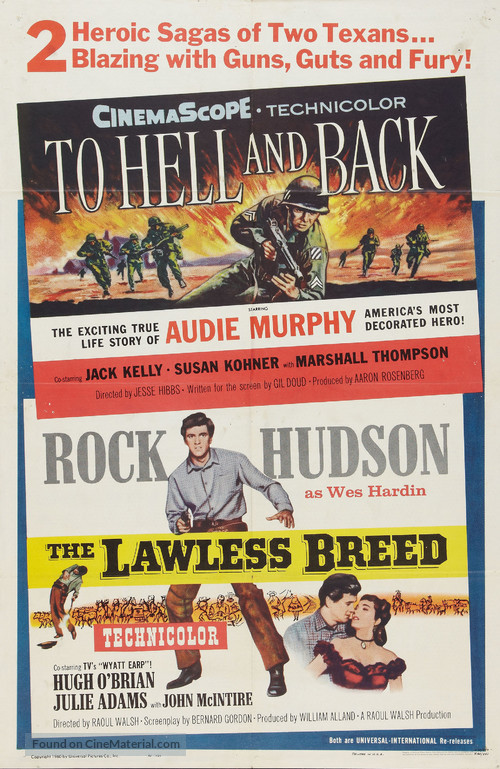 To Hell and Back - Combo movie poster