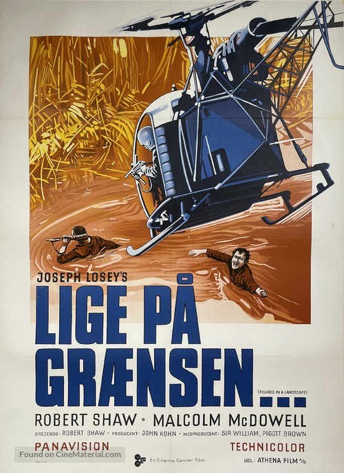 Figures in a Landscape - Danish Movie Poster