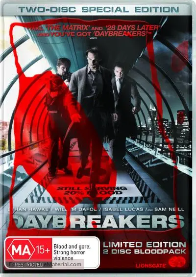 Daybreakers - Australian DVD movie cover