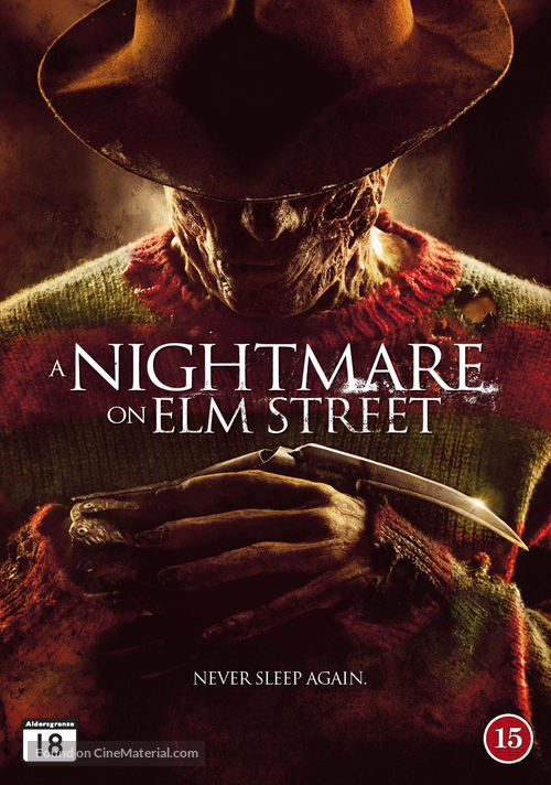A Nightmare on Elm Street - Danish DVD movie cover
