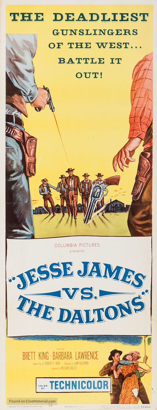 Jesse James vs. the Daltons - Movie Poster