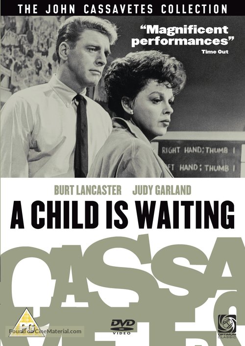 A Child Is Waiting - British DVD movie cover