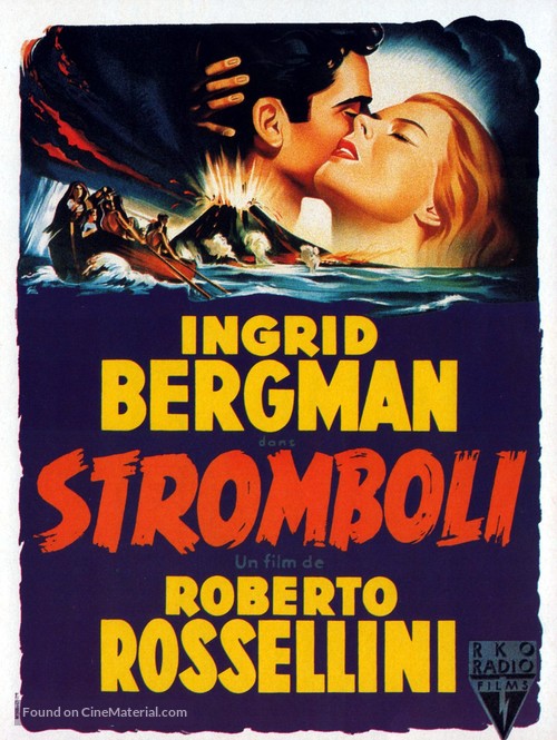 Stromboli - French Movie Poster