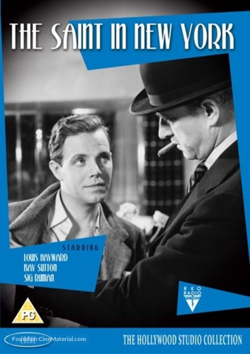 The Saint in New York - British DVD movie cover