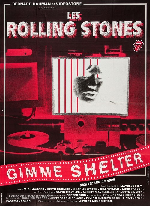 Gimme Shelter - French Re-release movie poster