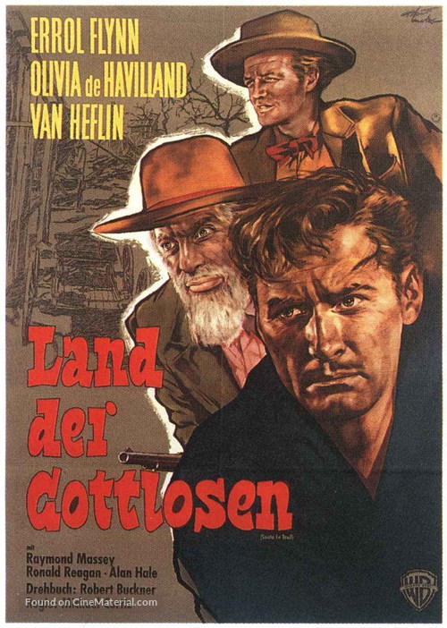 Santa Fe Trail - German Movie Poster