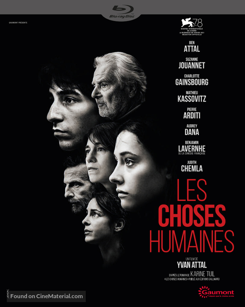 Les Choses humaines - French Blu-Ray movie cover