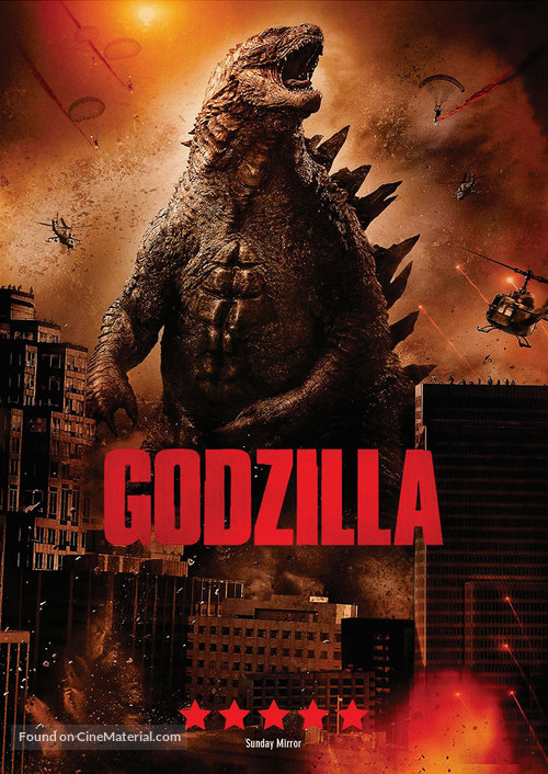 Godzilla - British Video on demand movie cover