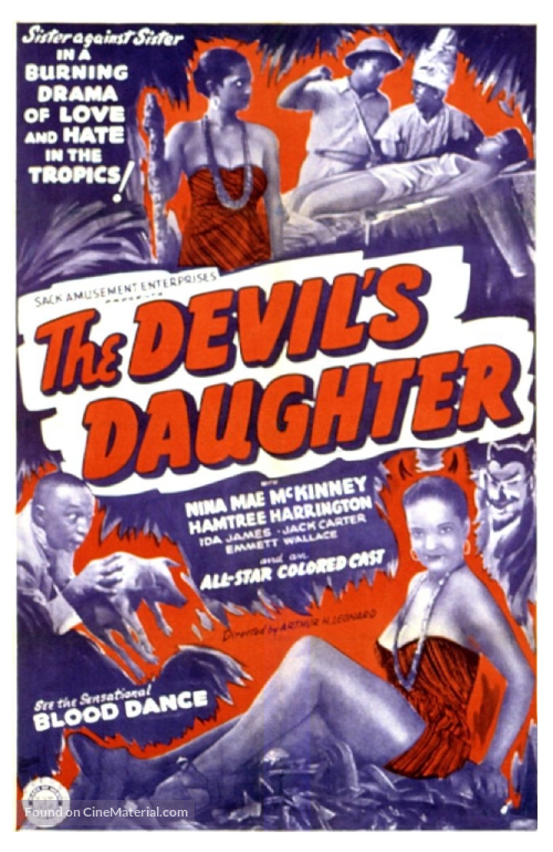 The Devil S Daughter 1939 Movie Poster