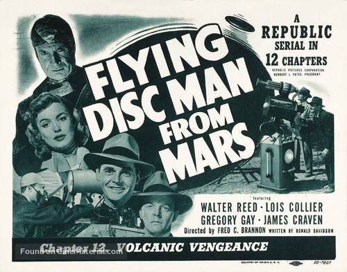 Flying Disc Man from Mars - Movie Poster