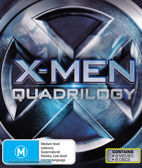 X-Men - Australian Blu-Ray movie cover