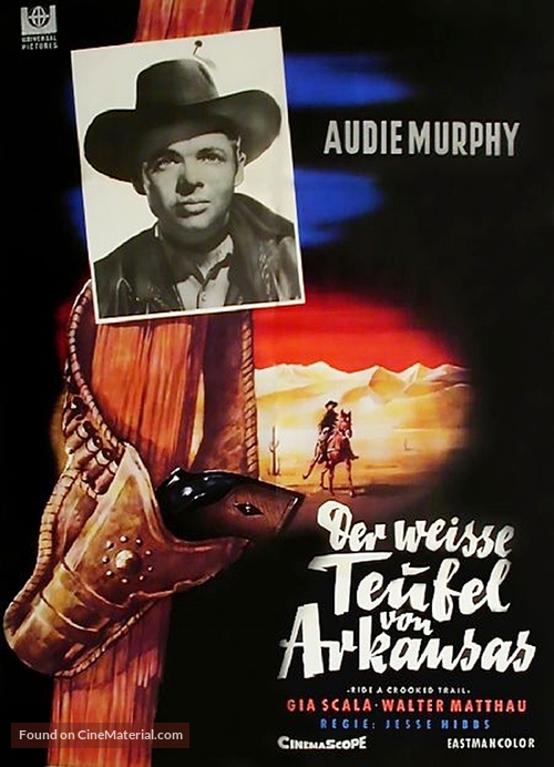 Ride a Crooked Trail - German Movie Poster
