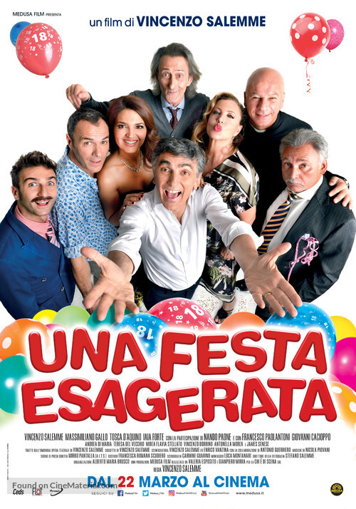 Una festa esagerata - Italian Movie Poster