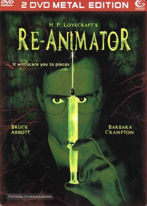 Re-Animator - German DVD movie cover