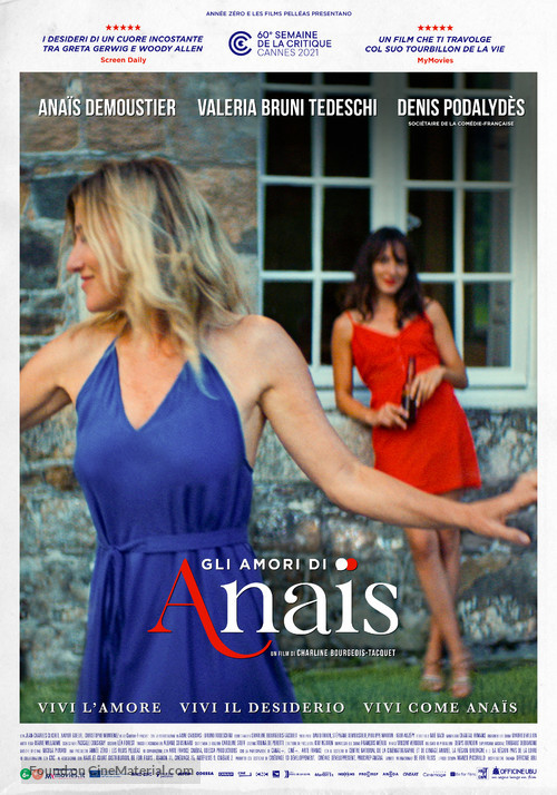 Les amours d&#039;Ana&iuml;s - Italian Movie Poster