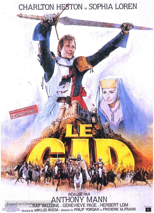 El Cid - French Movie Poster