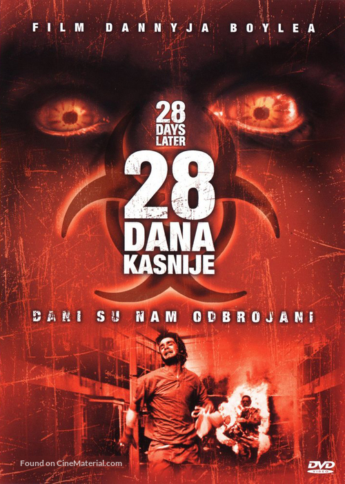28 Days Later... - Croatian DVD movie cover